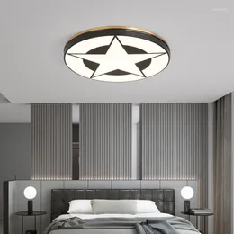 Deckenleuchten LED -Persönlichkeit Leuchte Oberfläche montiertes Kinderzimmer Schlafzimmer Lernlampe Runde