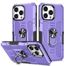 Combination Armor Phone Cases Magnetic Kickstand Ring Back Cover Slim Armor Protector for iPhone 15 15pro 15plus 15ultra 14 13 12 11 pro max X Xs XR 7 7p 8 8plus