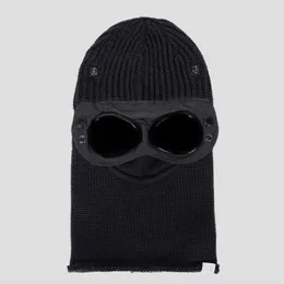 Extra Fine Merino Wool Goggle Balaclava Beanie Knit Hat Outdoor Retains Heat Windbreak Hood Men Cap Skull Caps Black ONESIZE255x