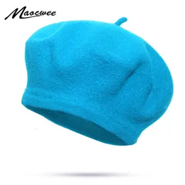 Beret Fashion Solid Beret Cap for Women Spring i Summer Warm Ośmioboczny czapkę w damskiej czapce Bare Chapeu Feminino Boina Bonnet 230821