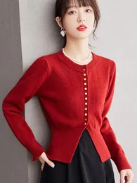 Kadın Sweaters Bobokateer Kış Sueter Mujer Zarif Çekme Femme Vrow Truen Örme Sweter Damskie Moda Kobieta Swetry Uzun Kollu