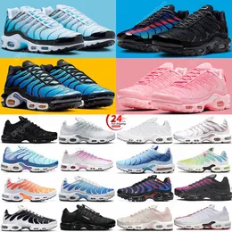 TN Plus utomhusskor Kvinnor Triple White Black Red Laser Blue Furry Oreo Unity Plus Tennis Breattable Mens Runner Trainers Sport Sneakers S3AI#