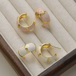 Toppdesigner Miumiu Fashion Earring överdriver ljus lyxig designkänsla avancerade franska örhängen antik stil kvinnors silverören presenttillbehör smycken