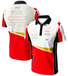 새로운 F1 레이싱 폴로 셔츠 여름 라펠 티셔츠 동일한 맞춤형 C1