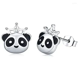 Stud Earrings CAOSHI Lovely Girl Chic Panda Delicate Design Daily Wearable Accessories For Women Exquisite Animal Jewelry Gift