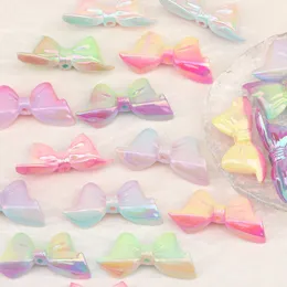 Acrylic Plastic Lucite Cordial Design 100Pcs 19*24MM Jewelry Findings Components/Acrylic Bead/Butterfly Shape/Aurora Effect/DIY Bead Making/Hand Made 230820