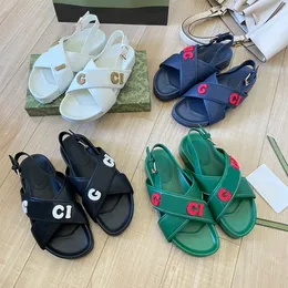 Designer sandals Summer Men antiskid sandals famous designer women Couple Female Cross Slippers Ladies Outdoor Casual Beach Luxury brands Shoes G