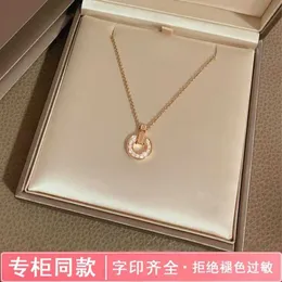 Baogeli Copper Coin Necklace 2023 New Style Charm Female ClaVicle Chain Gift for Best Friends