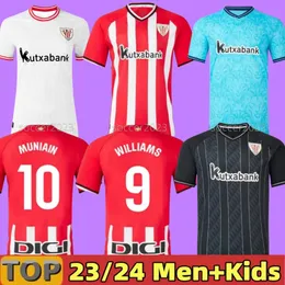 23 24 Club Bilbao Soccer Trikots Berenguer 2023 2024 Muniain Athletic Williams Football Shirt Raul Garcia Villalibre Camiseta Sancet Dritter GK Unai Simon Away 10# 9#