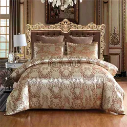 寝具セットハイエンドのジャキュードキングサイズの寝具セット豪華なヨーロッパの結婚式の寝具セットクイーンアメリカンサテンダブル羽毛布団カバーセット220x240 x0822