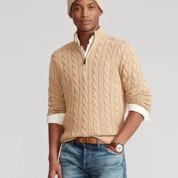 Moletons do moletons moletons 8509 Autumn Winter Men mock sweater mock colar moda mantém quente torção de negócios casuais cavalheiros de manga longa tops 230821