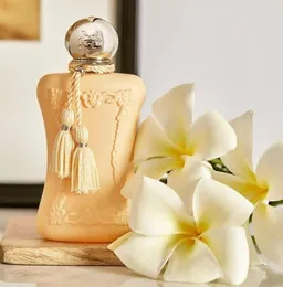 Lyx 75 ml lady parfym Delina Cassili La Rosee Valaya EDP med transparent flaska långvarig tid god kvalitet hög doft snabb leverans