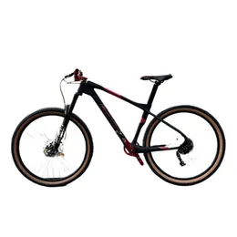 탄소 프레임 MTB 27.5 산악 자전거 11 속도 공기 댐핑 포크 오일 디스크 브레이크 통합 중공 크랭크 세트 성인 남성 무료 배송