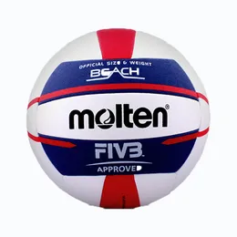 Bälle geschmolzen V5B5000 Volleyball Standard Größe 5 Weicher Pu Beach Ball für Erwachsenen im Freien im Freien im Freien 230821