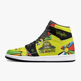 DIY ClassicTrend Fashion Men's and Women's Outdoor Basketball Shoes Cartoon Casual Shoes 0001ZU8Z