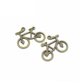 52PCS亜鉛合金チャームアンティークブロンズメッキ自転車自転車の魅力宝石のためのチャーム