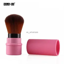 Макияж щетки Pro 1pcs Loose Power Foundation Blush Makeup Brush Mini Выдвижная портативная румяна для лиц щетки красоты косметические инструменты путешествий HKD230821