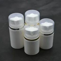 10pcs/lot 30mlゴールドシルバースタンプホワイトエアレスプラスチックローションクリームポンプ補充可能なボトル空の化粧品コンテナSPB90 PUQXQ