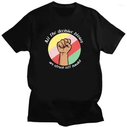 Мужские рубашки 13-й авгузит счастливые международные левые дни хлопковая футболка винтажная женщина мужчина классическая графическая хипстерская пригородная топы