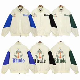 Мужчины переостренная куртка для полетов Creme/Hunter Green Blue Black Jackets Высокое качество