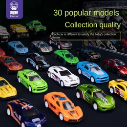 30st samlar barns gåva pojke legering bil diecast modell set leksak 3-8 år gammal gåva