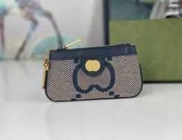 Üst moda kadın tasarımcı cüzdan lüks tuval madeni para cüzdanlar yüksek kaliteli ünlü stilist g fermuarlı tutucu ophidia klasik çift harfler kutu ile işaret kart kasası