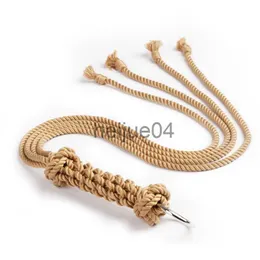 Other Health Beauty Items Handmade Shibari Rope Whip Erotic Spanking Paddle Whips Binding Ropes BDSM Slave Bondage Flirt Adult Games For Couples x0821