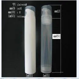 30pcs/lot PP 150ml airless bottle white clear color airless pump for lotion BB cream bottle vacuum bottle Rktpe