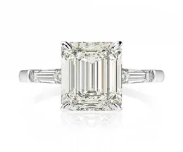 Oevas 웨딩 밴드 7ct가 만든 Moissanite Diamond 약혼 반지 Solid 925 Sterling Silver Fine Jewelry Ladies Anniversary Gift301168829