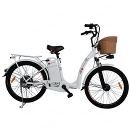 48V 12AH Elektrikli Bisiklet Elektromobili Lityum Pil 26 inç 350W Konfor Taşınabilir İşaretleme Sönümleme
