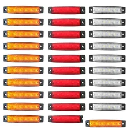 Car Emergency Lights 10Pcs 12V 24V Led Side Marker External Warning Tail Light Signal Brake Lamps For Truck Trailer Lorry Bus Drop D Dhq5C