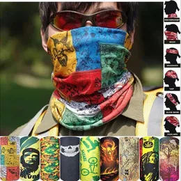 Modegesichtsmasken Hals Giterin Multifunktional UV -Schutzmagie Magie Schal Halswärmer Röhrchen Outdoor Fischerei Wanderwickel Wickelabdeckung Bandana Stirnband 230818