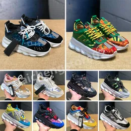 Italien designer löparskor reflekterande höjd reaktion sneakers flerfärgad mocka gummiplaid trippel svart vit fläckiga män kvinnor chaussures sport 36-45 b9