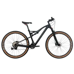 Komplett fullständig upphängningscykel Hela MTB-cykel med kolram 29er Boost Shimano BR-MT200 11S 13,5 kg