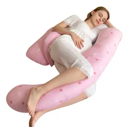 Cuscini di maternità cuscino di gravidanza in cotone puro cuscinetto pieno riempimento cuscino in gravidanza cuscino lungo forma a forma di maternità plillow per donne in gravidanza che dorme 230821