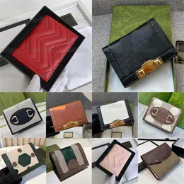 Marmont Wallet KeyChain Card Case Horsebit 1955 Purse Ophidia Key Pouch Multifunction Coin Purses Fashion Main Credit Card Holder 236J