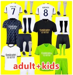 2023 2024 Bellingham Rodrgo 23 24 Real Madrid Soccer Jerseys Football Shirt Vini Jr Camavinga Arda Guler Modric Valverde Camiseta adult Kids Kit Courtois 888