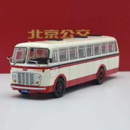 Diecast Model 1 64 Scale Bk651 Beijing Urban Public Transport Bus Collection Collection Static Display Display Gift Souvenir 230821