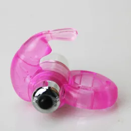 Massaggiatore Colore rosa a forma di coniglio Potente vibratore Av Mini G-spot per adulti per donne