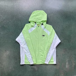 [24SS]ノルディ★Zipper Short-Sleeved Windbreaker Set★セット ノルディ NERDY SPORTY COLOR BLOCK WINDBREAKER （NAVY
