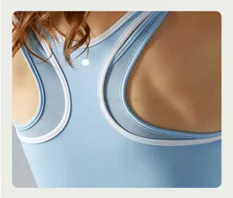 LL Yoga Sports Bras Bodycon Tank for Women Workout Fitness ll Bra Top Women Push Up Up Up runningジムブラックADSG504