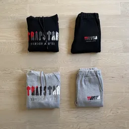 Herrtröjor tröjor Trapstar högkvalitativ handduk broderi hoodies män kvinnor fitness tränar tröja bomull absorbera svett träningsrum 230822