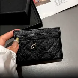 Luxurys Kartenhalter High Edition vielseitiger Klassiker neuer Stil Kaviar Stickkarte mit Mode -Brieftaschen Geldbörse 230815