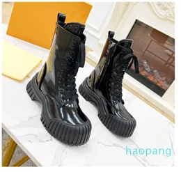 Flat Ranger High Boots Beaubourg Ankle Boot Calfskin Chunky Martin Winter Shoes Laureate Platform Desert Lace-Up Sneakers