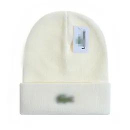 Designer Beanie Strick Hat Ins Populärer Winter Unisex Cashmere Crocodile Casual Outdoor Bonnet Strickkappen 18 Farbe Sehr gutes Geschenk L3