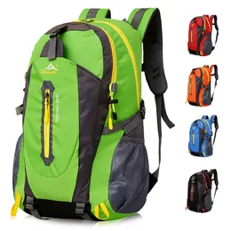 Sırt çantasıyla paketler 40L su geçirmez erkek sırt çantası açık spor çantası tırmanma kamp yürüyüş oxford taktik erkekler kadınlar mochila hombre 230821