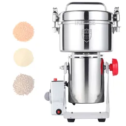 Stainless Steel High-power Coffee Bean Grinder Cereal Nuts Beans Spices Grains Grinder Grinding Machine