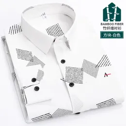 남성용 캐주얼 셔츠 안티 루스 탄성 이드 Ajuste Fino Fino Masculino Masculino Camisa de Mangas Corpidas Branco Preto Azul Vermelho 230822