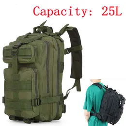 Backpacking Packs Mochila Military Tactical Assault Pack Backpack Army Molle Waterproof Bug Out Bag Liten utomhusvandring Camping Hunting Rucksack 230821