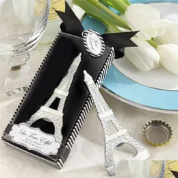 Party Favor Gift La Tour Eiffel Tower Chrome Can Otwieracz butelek piwo LZ0045 Drop dostawa domowy ogród świąteczne zapasy dhhzo